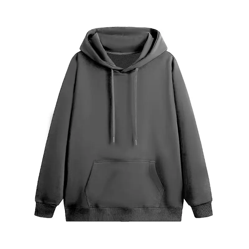 Herren- und Damen-Hoodies in Unifarben mit Taschen, Sport- und Fitness-Sweatshirts, modische Freizeitpullover in mehreren Farben – Detail 19