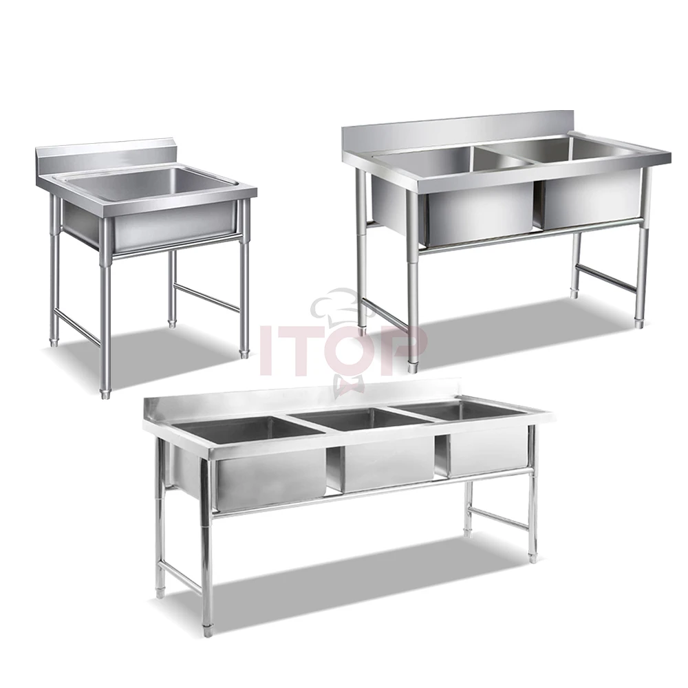 Factory Direct Supply Wholesale Customized Stainless Steel Sink For Prep Kitchen