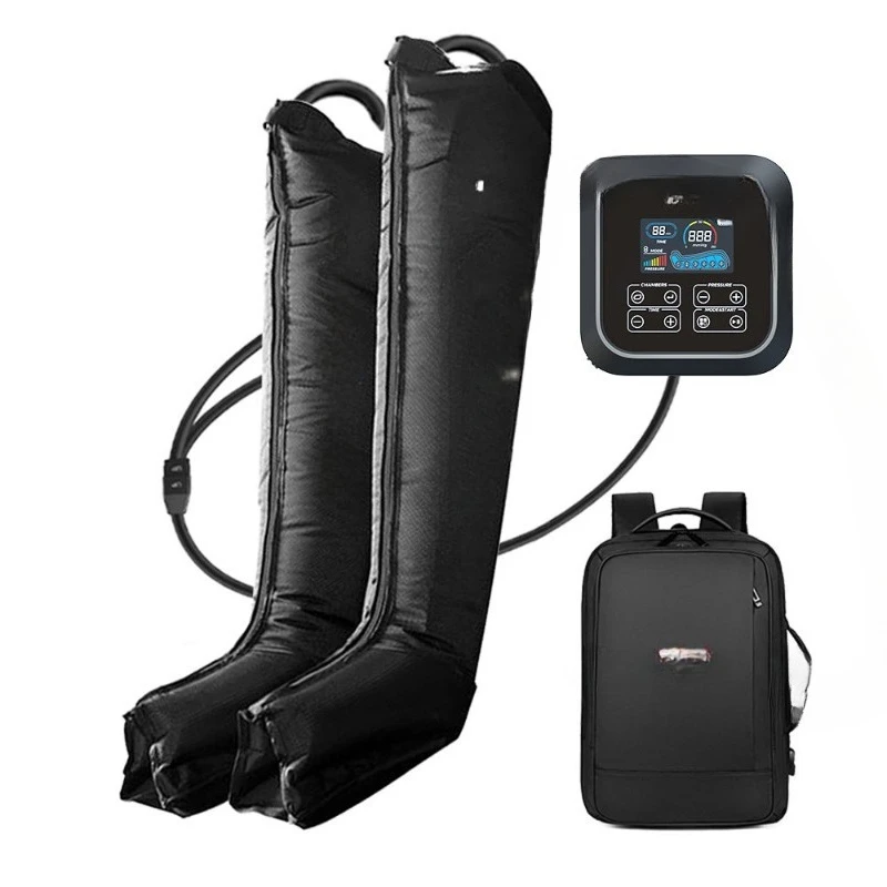 

LCD screen four or six chamber air wave leg massager