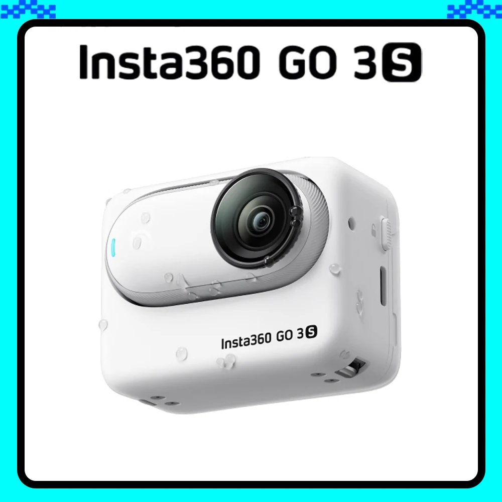 Insta360 GO 3S كاميرا الحركة الصغيرة 4K أسود أبيض 39g 64G 128G Action Pod AI تحرير مقاوم للماء FlowState Insta 360 GO3S أصلي #1