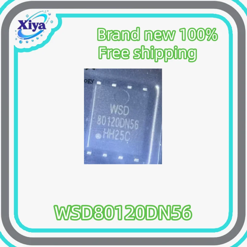 (10/100 pieces) New stock 100% WSD80120DN56 package DFN5x6 N channel 85V120A MOS tube chip original electronic free shipping