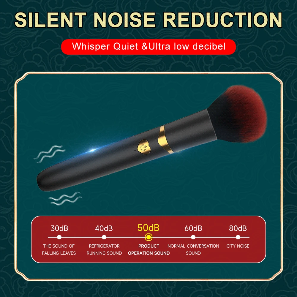 Pennello per trucco G Spot vibratore giocattoli del sesso potente vibrazione vaginale capezzolo orgasmo stimolatore USB ricarica wireless AV Stick