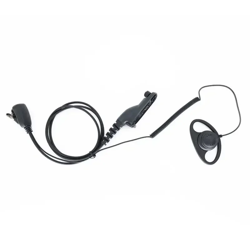 Walkie Talkie Headset For Motorola Xir P8268 Black