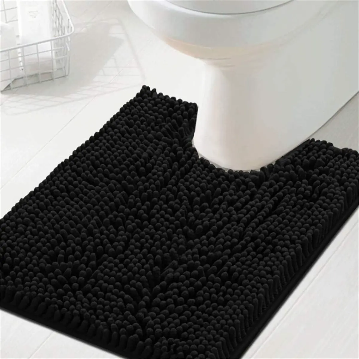 618 Mega Sale U Shaped Chenille Contour Bath Rugs 40x50, Extra Soft, Absorbent, Non-Slip, Machine Washable
