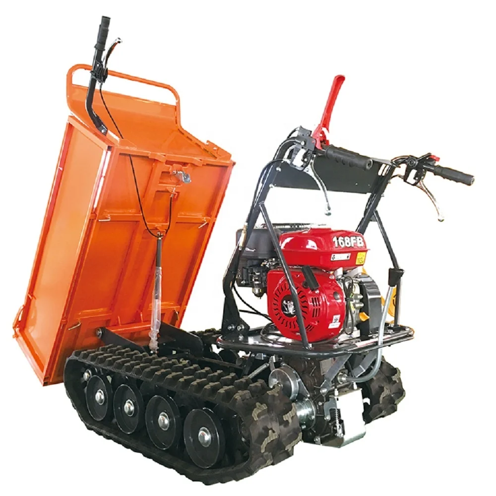 Factory Price 3Ton Mini Crawler Dumper Hydraulic Dump with Gearbox & Engine 1 Year Warranty