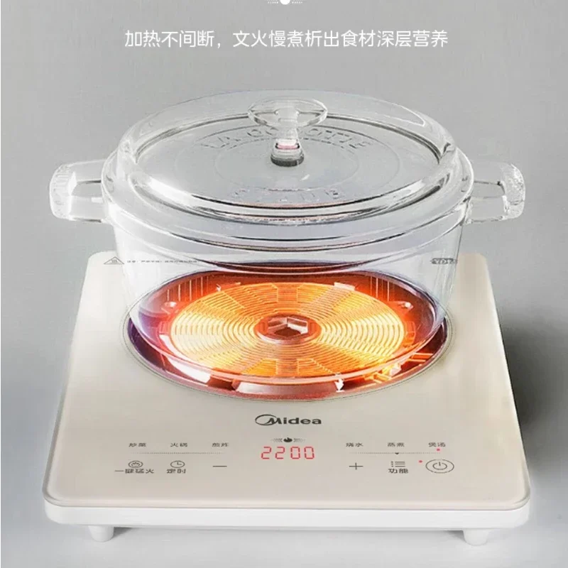 Induction Cooker Domestic Hot Pot Quick-Fry Dish Intelligent Multi-Functional Integrated High Power Battery Oven Anafe Induccion