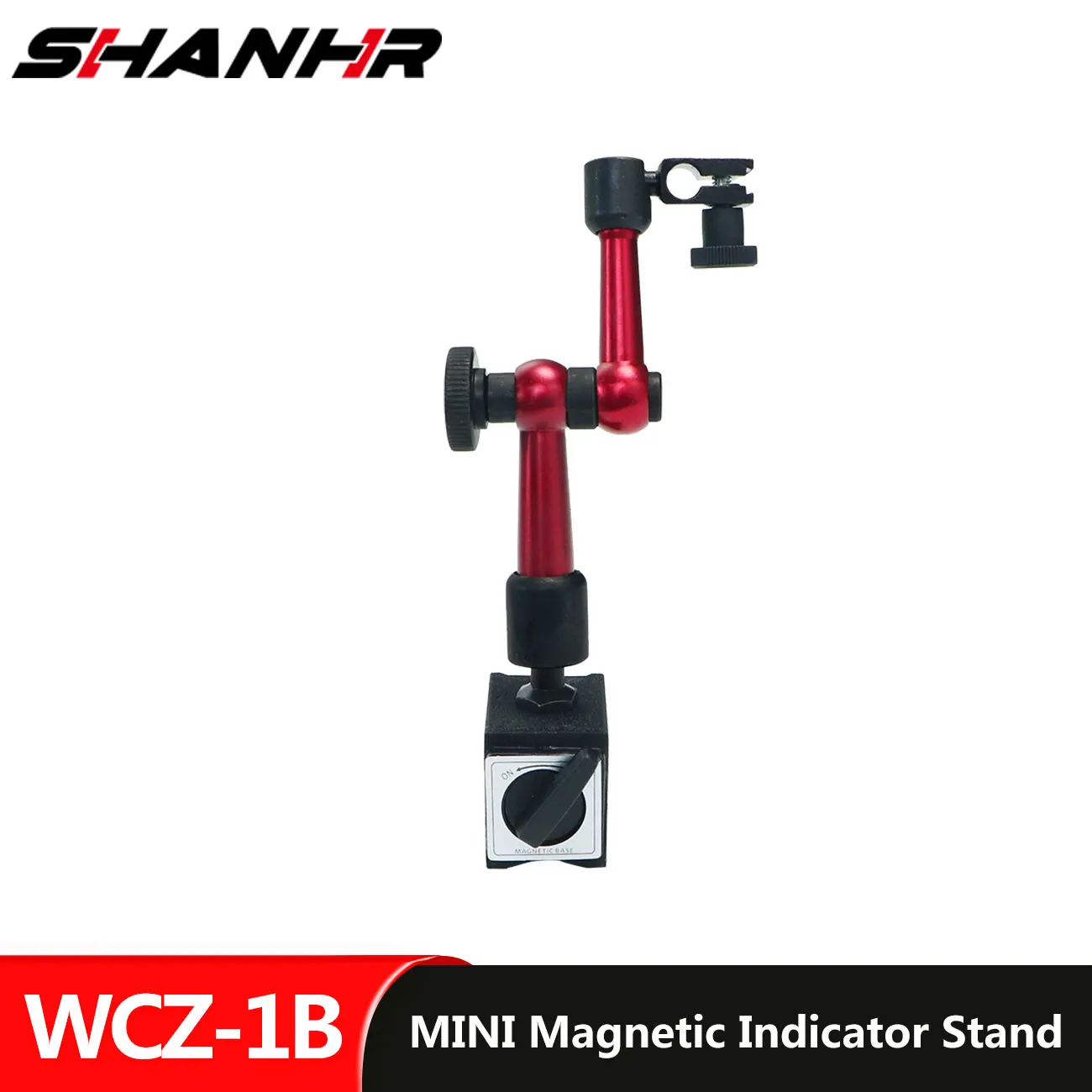 SHANHR  MINI Portable Dial Indicator On/Off Universal Magnetic Lever Base Stand For Dial Indicator Test WCZ-1B