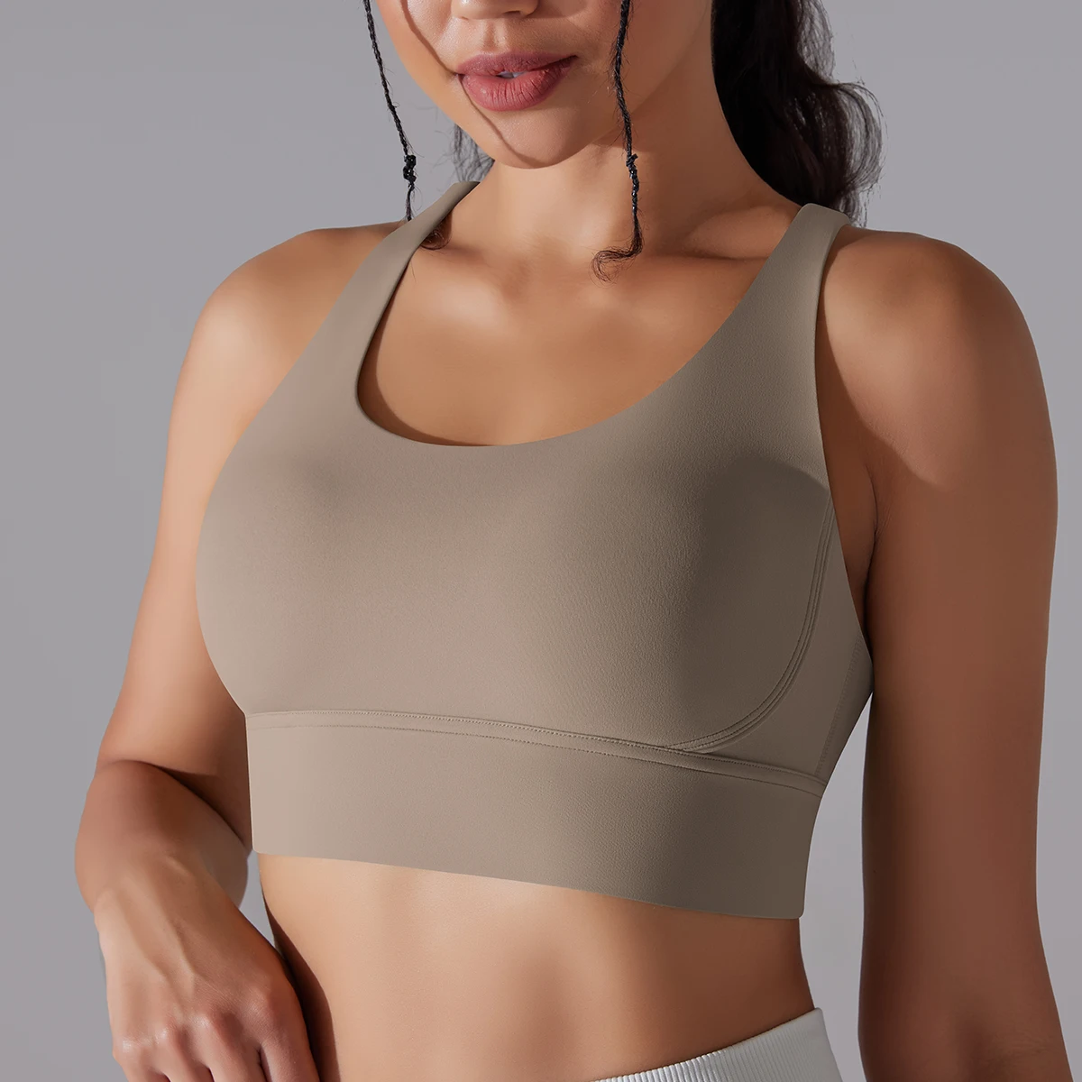 Frauen Yoga BraTank Tops für Fitness Nacktes Gefühl Sport Bh Gym Weste Frauen Leibchen Workout Unterwäsche Sportswear Outfit – Detail 39