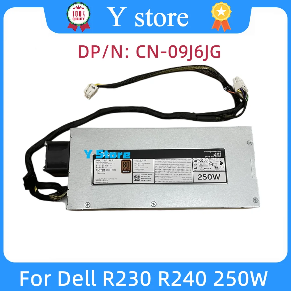 Loja Original para Dell R230 R240 250w Fonte de Alimentação do Servidor P3g94 P59vm 9j6jg 0p3g94 0p59vm 09j6jg Dps250ab Navio Rápido y