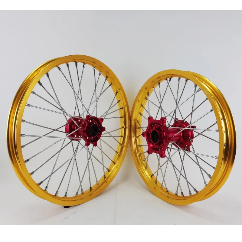 

7050 Aluminum Alloy Rims Suit for CR 250 2004 Years 21*1.6-19*2.15 Motocross Rims