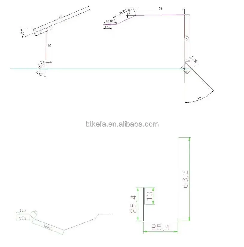 Steel Flashing Roll Former Metal Roof Trim Edge Roll Forming Machine USA Popular Design J V Angle Roof Drip Edge Machine