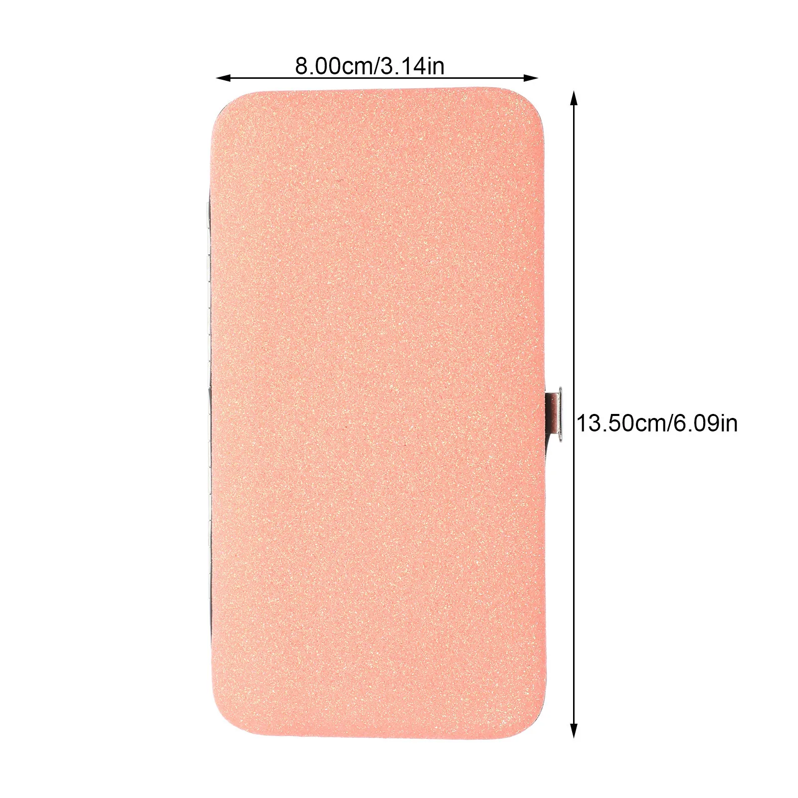 Boîte à pinces à cils, mallette de rangement Portable de qualité supérieure pour outils de cils et pincettes à sourcils, fermeture magnétique, Texture dorée lisse