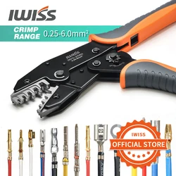 IWISS IWS-2560 Crimping Plier Crimp for AMP TE AMP Plug-In Spring Terminal Import Connector Crimpier Tool Terminals Clamp Tool