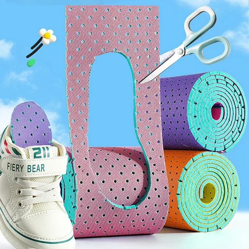1 Rolle DIY Komfort rutschfeste Schuhpolster Kinder Erwachsene weiche selbstgeschnittene Einlegesohlen atmungsaktiv Plantarfasziitis Memory Foam Schuhe Kissen