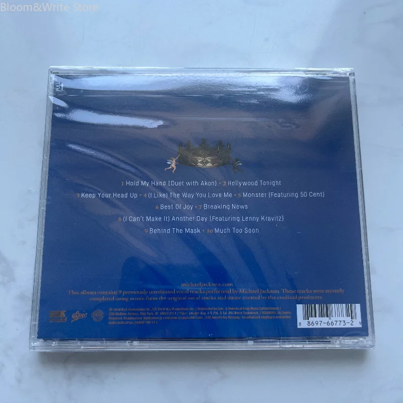 Classic Michael Jackson Michael Album Audio CD Includes Hold My Hand Pop Music Disc Collectible Music for Car Home Player