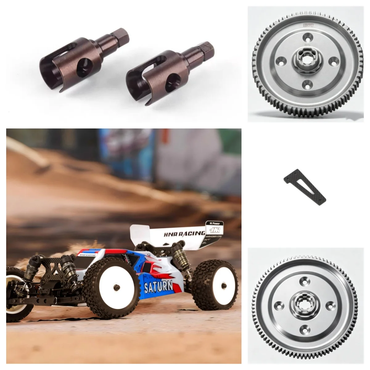 HNR Originele Accessoires H980041 H98289 H98392 H98393 for H9806 1/10 RC Model Racing