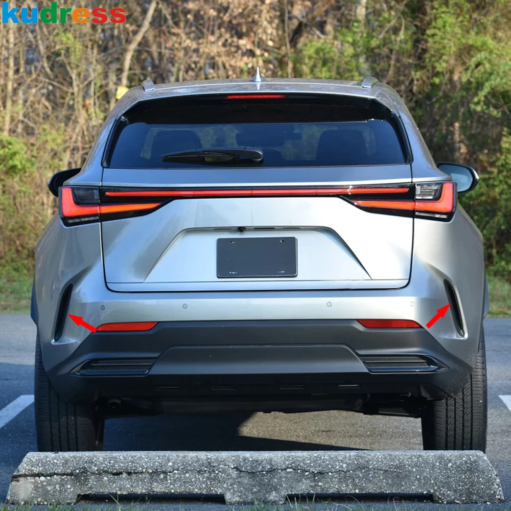 For Lexus NX 250 350 350H 450H 2021 2022 023 2024 2025 2026 Carbon Fiber Car Rear Bumper Side Vent Frame Cover Trim Accessories