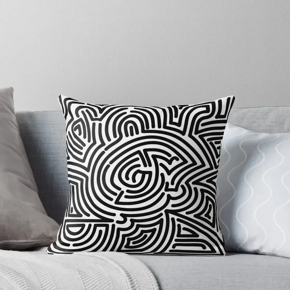 

Haring Style #1 Throw Pillow Luxury Sofa Cushions Cushions Home Decor Christmas Throw Pillows Covers bed pillows pillow