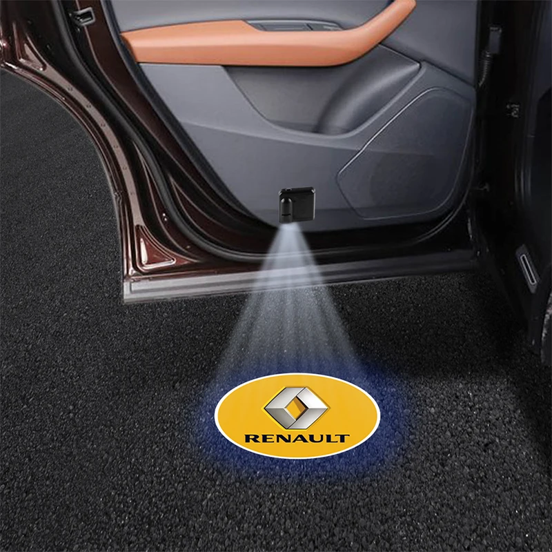 1/2 قطعة LED باب السيارة العالمي العارض عالية الوضوح ترحيب ضوء لرينو ميجان 2 3 4 توينجو كليو تاليسمان كابتور ترافيك