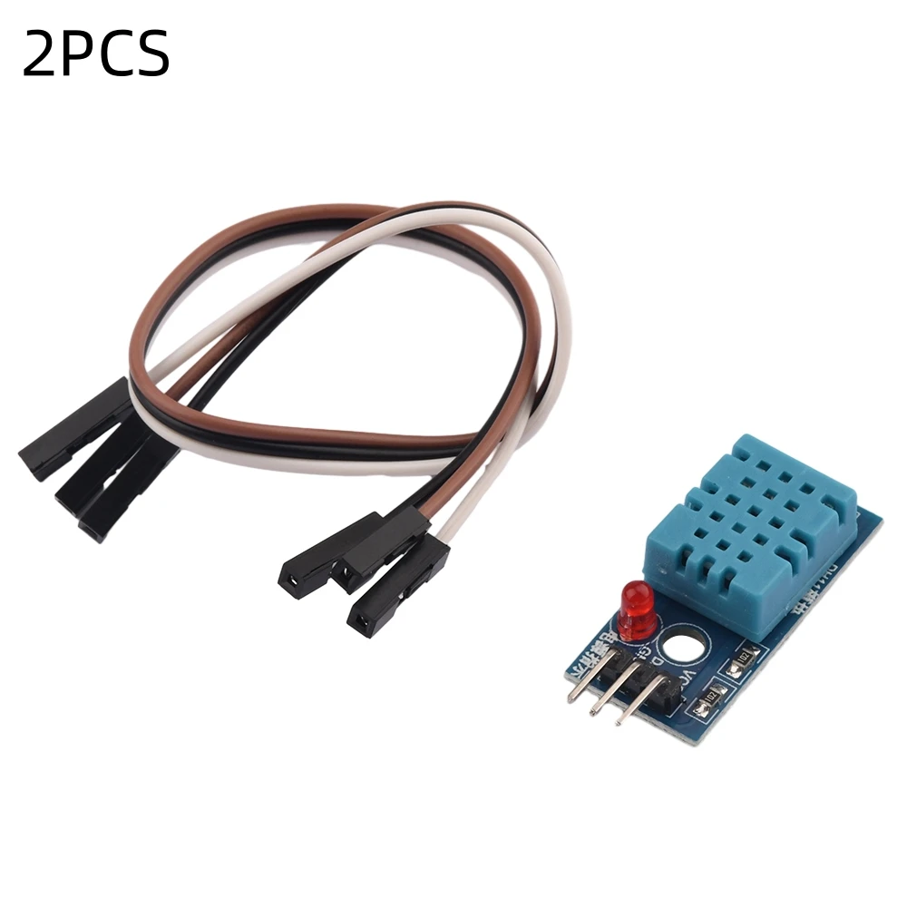 

DHT11 Digital Temperature Humidity Sensor Module DC3.3-5V Temperature Humidity Monitor Module Measurement Module With 21CM Cable