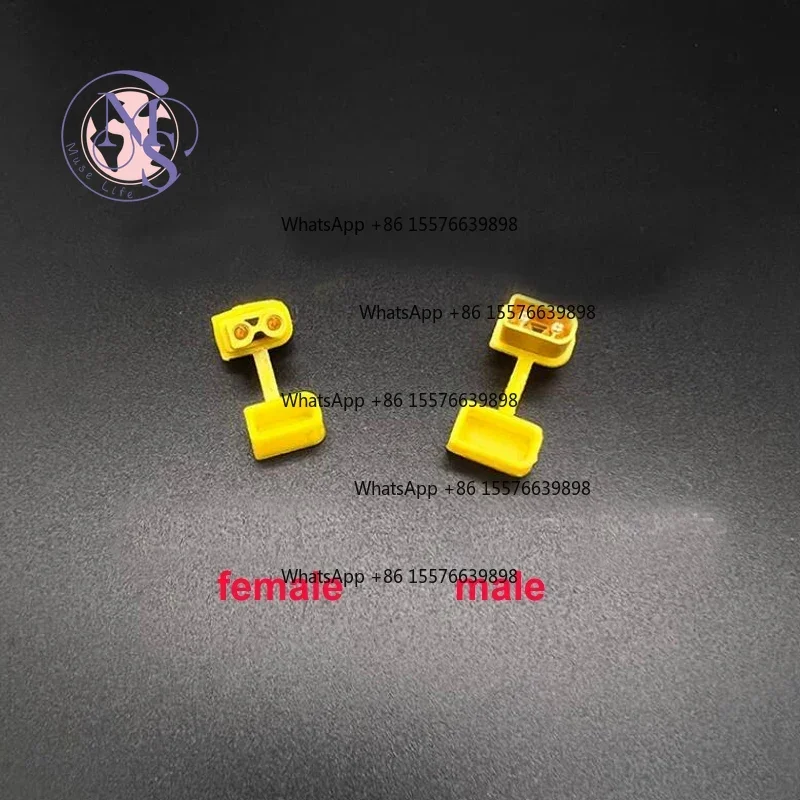XT30 Male Female Connector Protective Cap, Waterproof Dustproof Sheath for RC Drone Battery Adapter