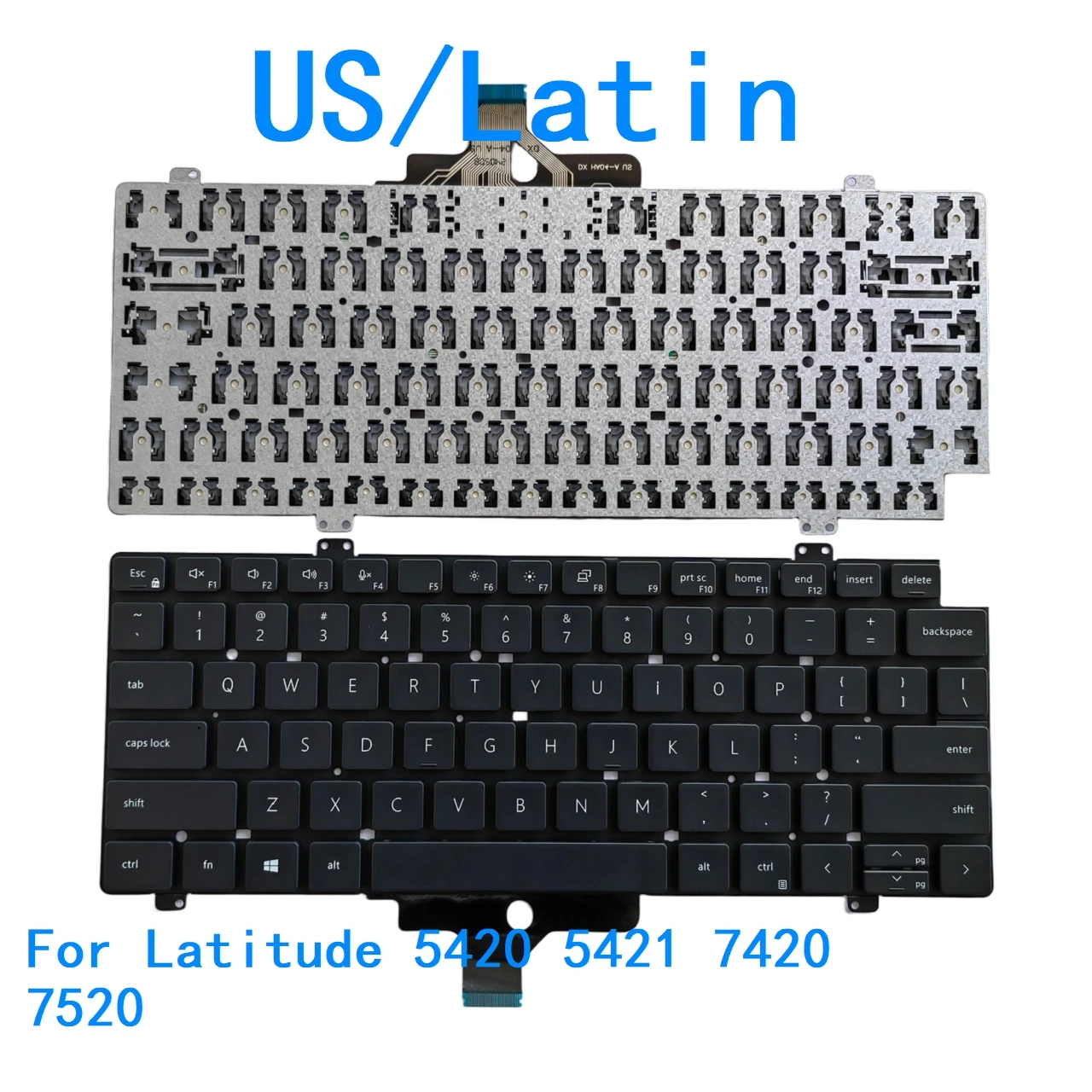 New US Latin language  Backlit Keyboard For Dell Latitude 5420 5421 7420 7520 Replacement Keyboard 0CW3R5 PK1330S1B00 0CM7JH