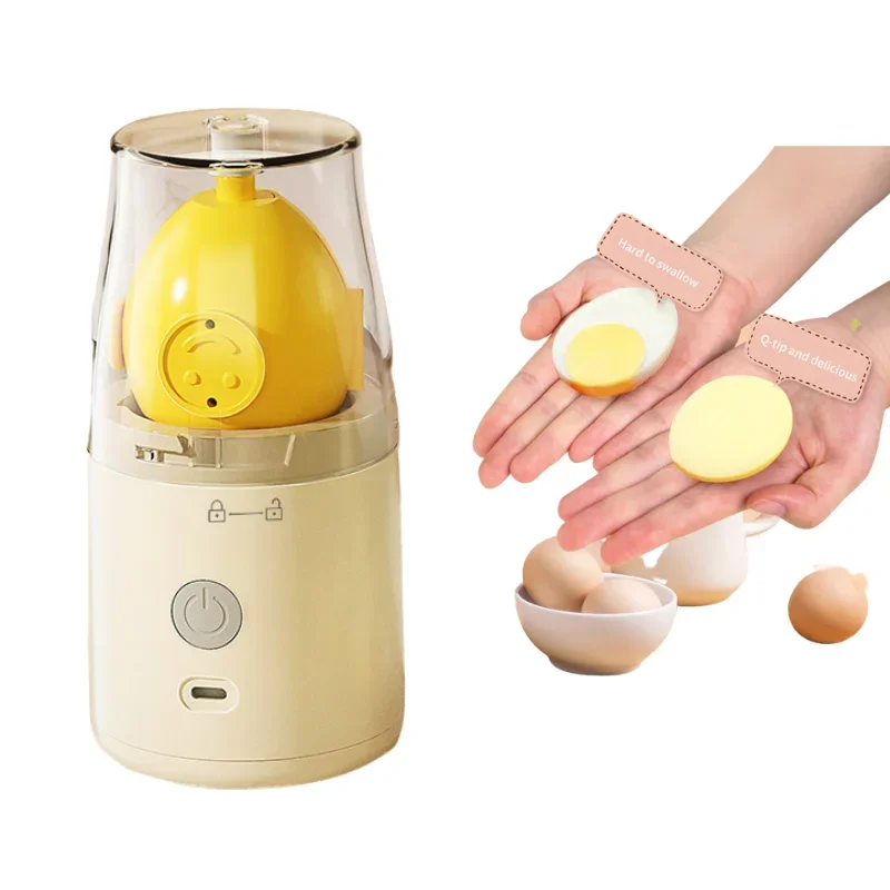 Electric Egg Shaker Yolk Mixer Usb Rechargeable Automatic Egg Beater Egg Rotary Cooking Baking Tools Kitchen Accessories