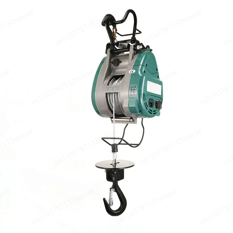 Electric Hoist Hanging Wire Rope Portable Lift 220v Cran Electric 500KG 360KG Hoist New Upgraded Double-hole Small King Kong