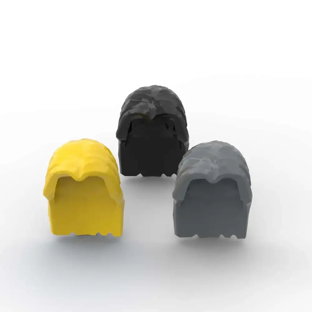 MOC 10PCS Long Hair 36806 Building Blocks Kit Parted In Center Body Wear Educational Brick Particle Children Toys Birthday Gifts