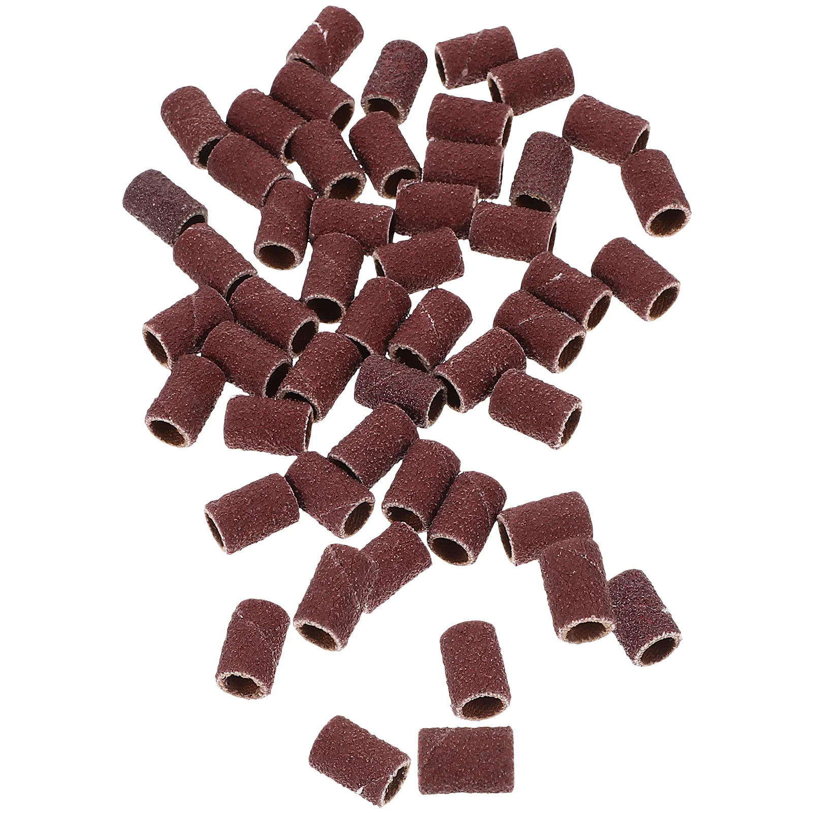 

Grinding Head Sanding Bands 80# Grit 6Mm Shank Red Abrasive Sleeves For Nail Drill Polishing Tools Sander For Metal Wood