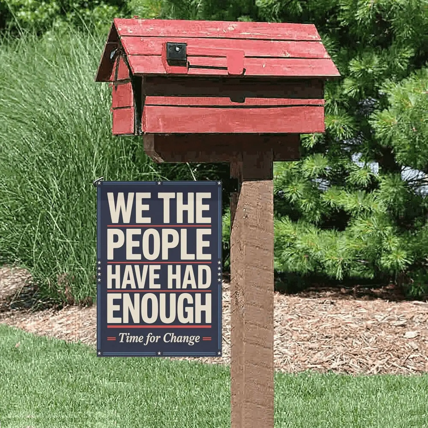 We The People Have Had Enough Garden Flags Humorous Banner For Room LLX PPM