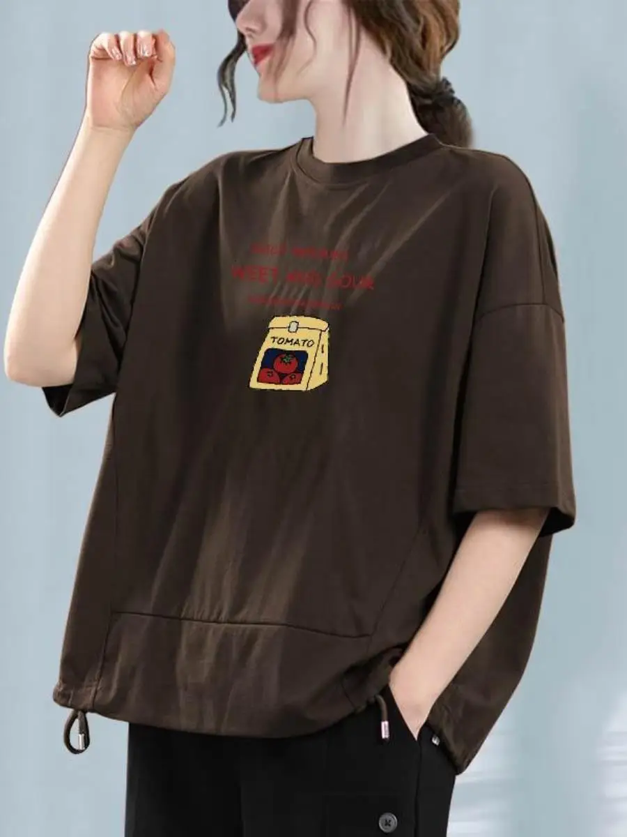 camiseta-de-algodao-soltinha-com-gola-redonda-e-manga-curta-tamanho-grande-estilo-casual-de-verao-conjunto-de-duas-pecas