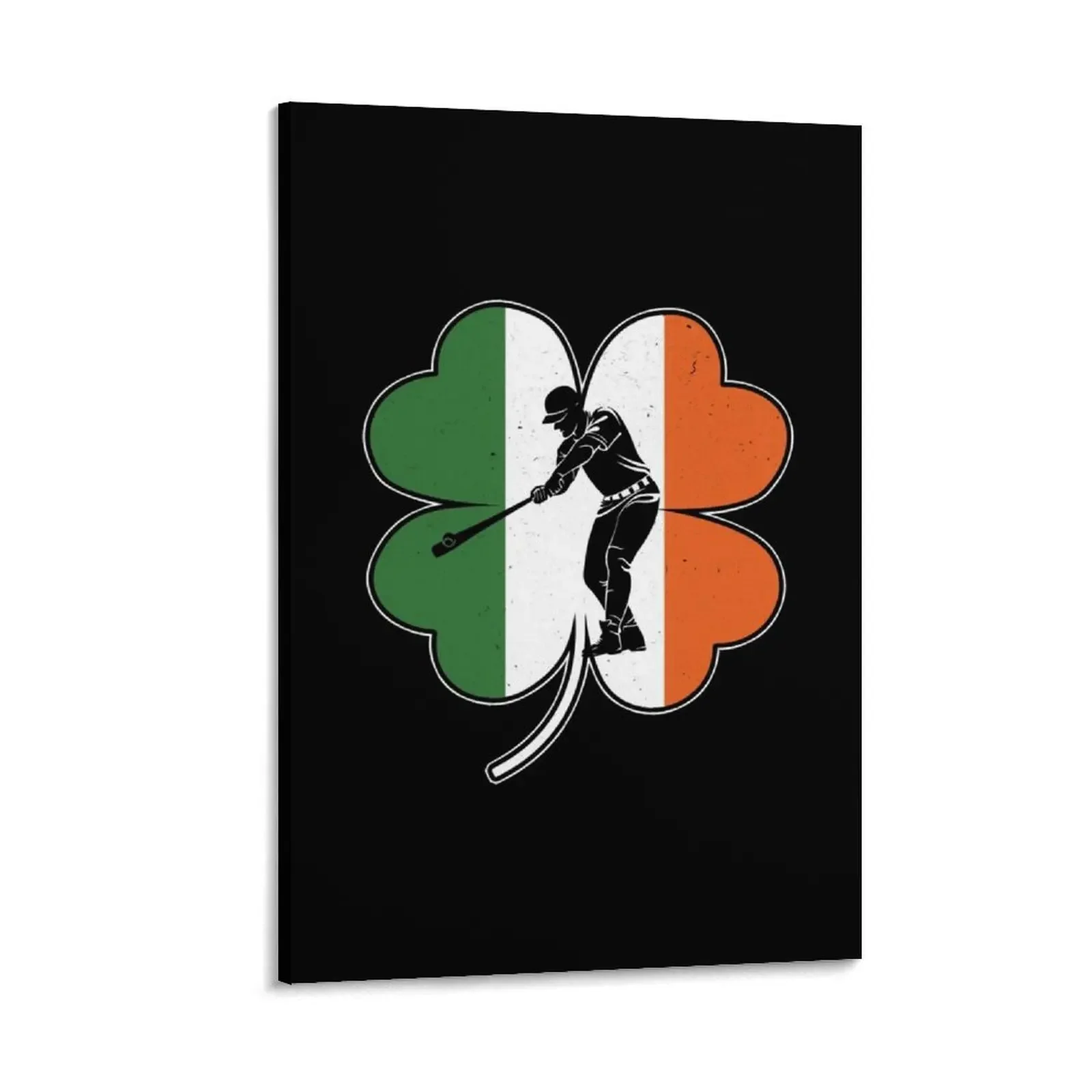 

Baseball - Shamrock St Patrick's Day Canvas Painting Picture on the wall Bedroom deco vintage home decor