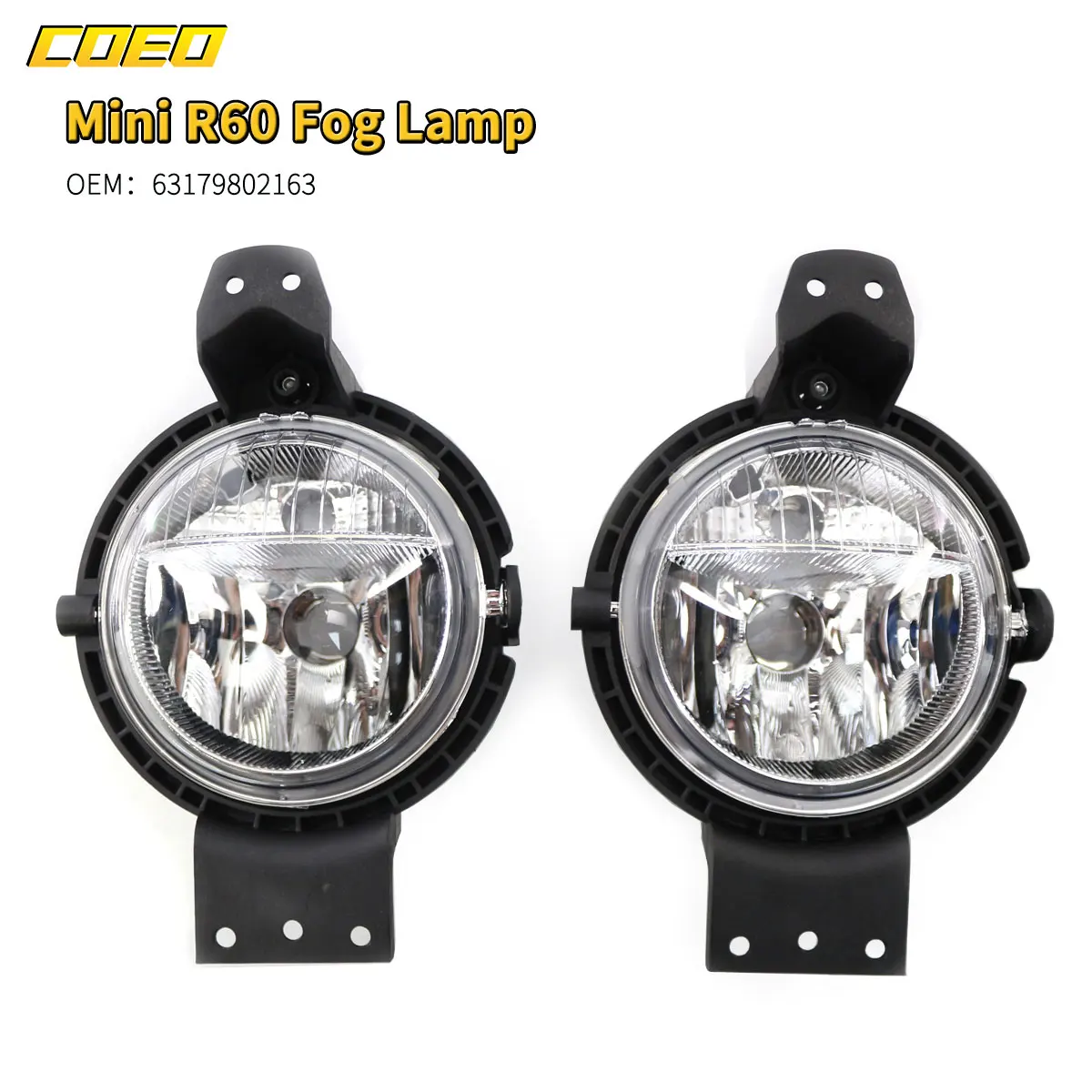 Auto Front Bumper Fog Light Assembly For BMW Mini R60 63179802163