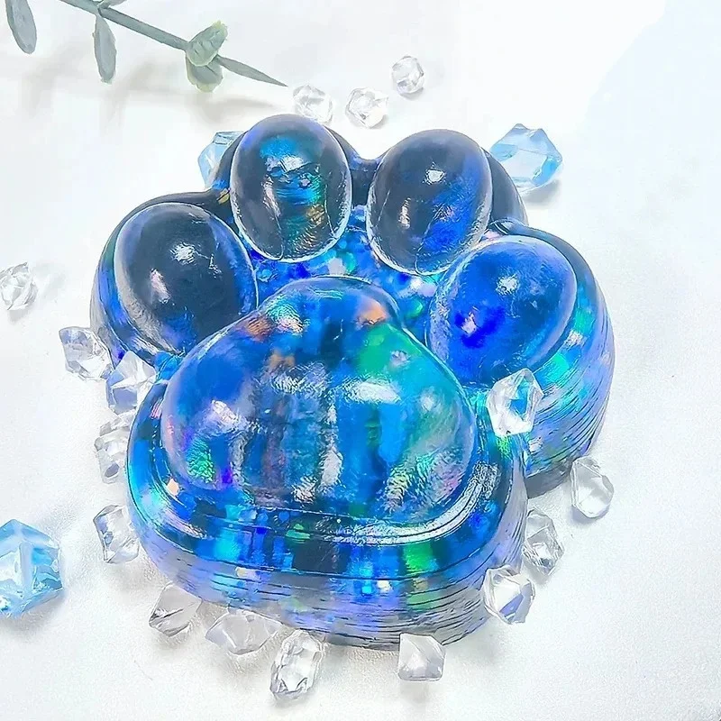 Taba Squishy Kat Poot Knijpspeelgoed Kawaii Sticky Squishies Fidget Speelgoed voor Verjaardagsfeestje Gunsten Nieuwigheid Dingen voor Kinderen Volwassenen ﻿