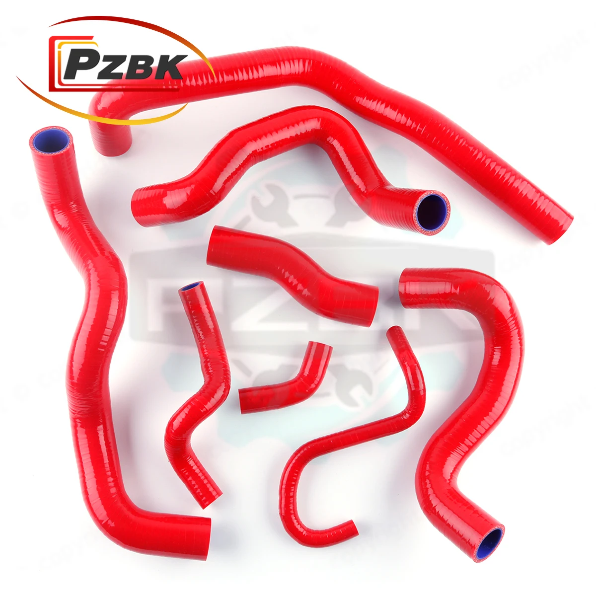 

Комплект из 8 силиконовых шлангов для радиатора охлаждающей жидкости для BMW Mini Cooper S R55 R56 R57 1.6L (2007-2014)