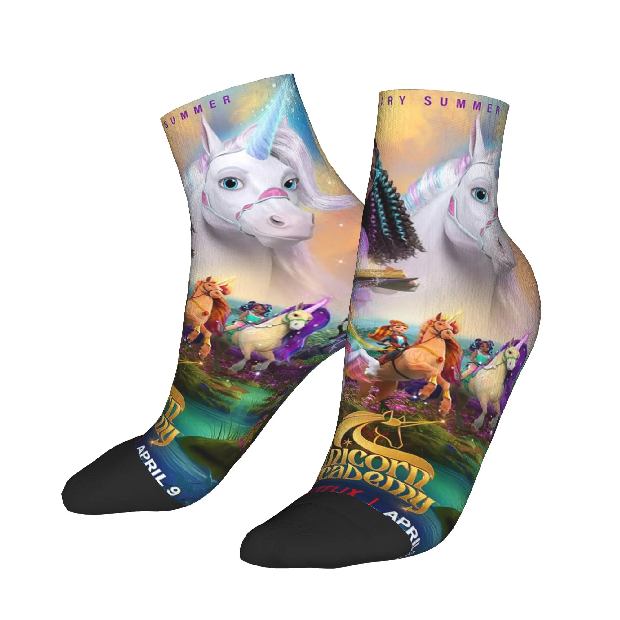 

Носки Unicorn Academy, супермягкие чулки в стиле Харадзюку, всесезонные носки, аксессуары для мужчин и женщин, подарки