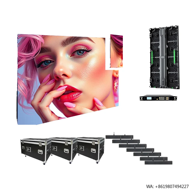 P2.6 5000nits High Brightness Waterproof Outdoor Rental LED Screen Full Color LED Video Wall Panel for Stage Concert Events