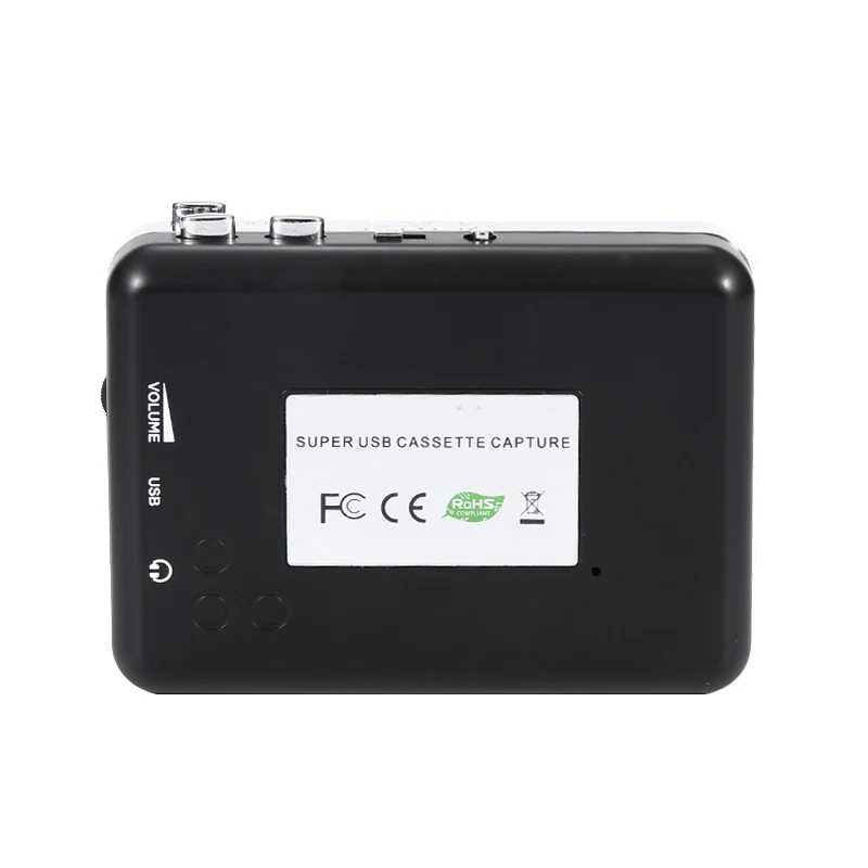 Reproductor de Radio de captura de casete USB portátil, convertidor de cinta a MP3, captura de Audio, reproductor de música, grabadora de casete