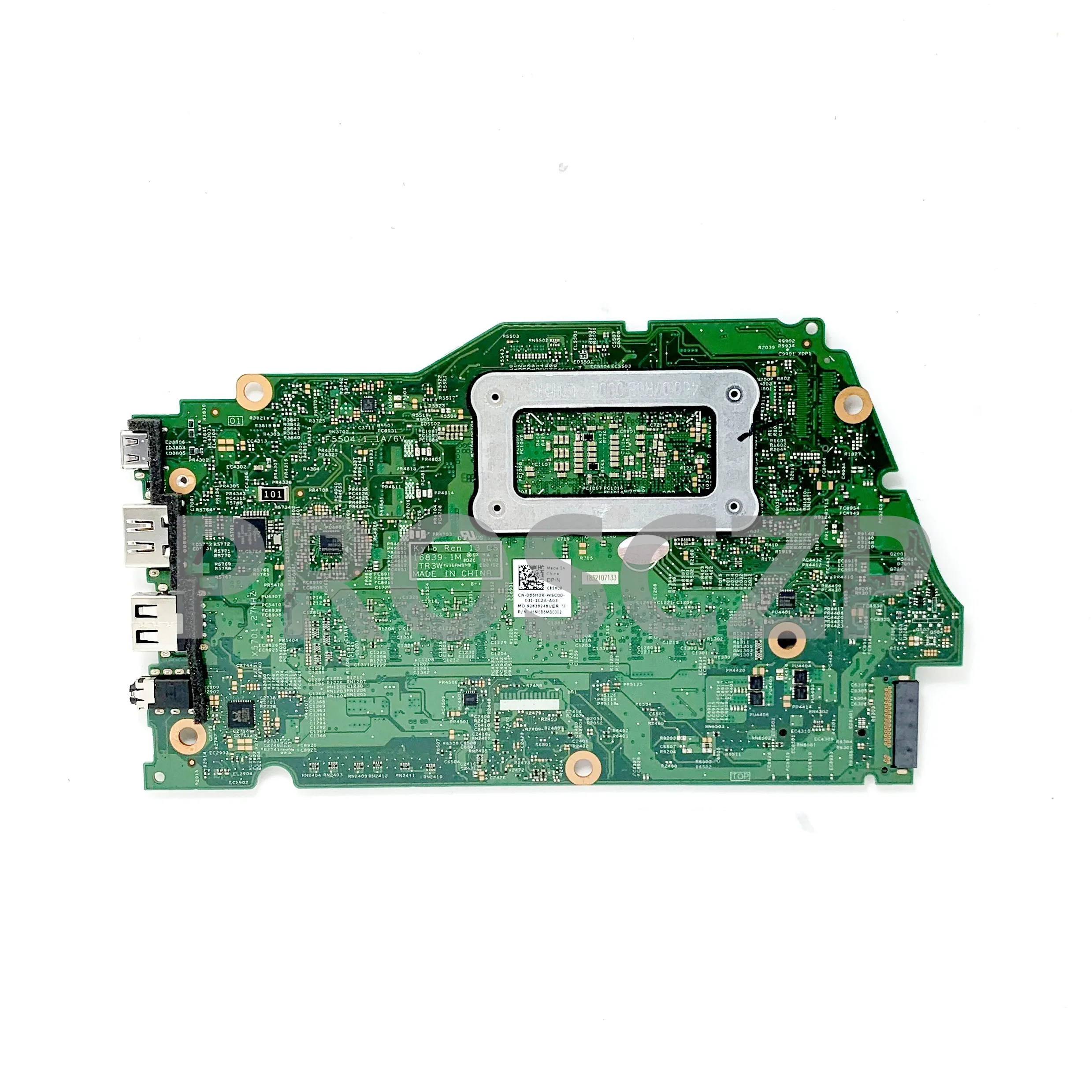 Carte mère pour ordinateur portable DELL CN-085H0R 16839, nouveau modèle, 085H0R 85H0R 7370-1M, avec SR3LC 7373 CPU i7-8550U, fonctionne bien, 100%