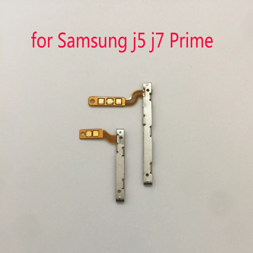 Pop Power Volume Flex Cable For Samsung J5 J7 Prime Galaxy G570 G570F G610 G610F Phone Housing Side Push Key Button Flex
