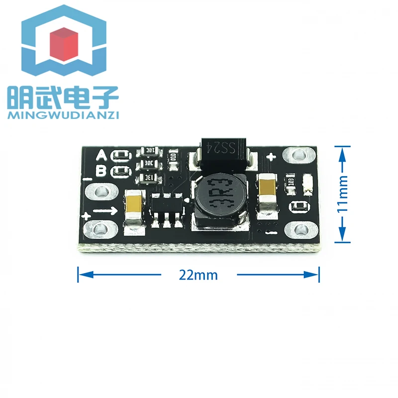 3.7V To 12V Mini DC-DC Boost Module Support 5V/8V/9V/12V Output Lithium Battery Boost