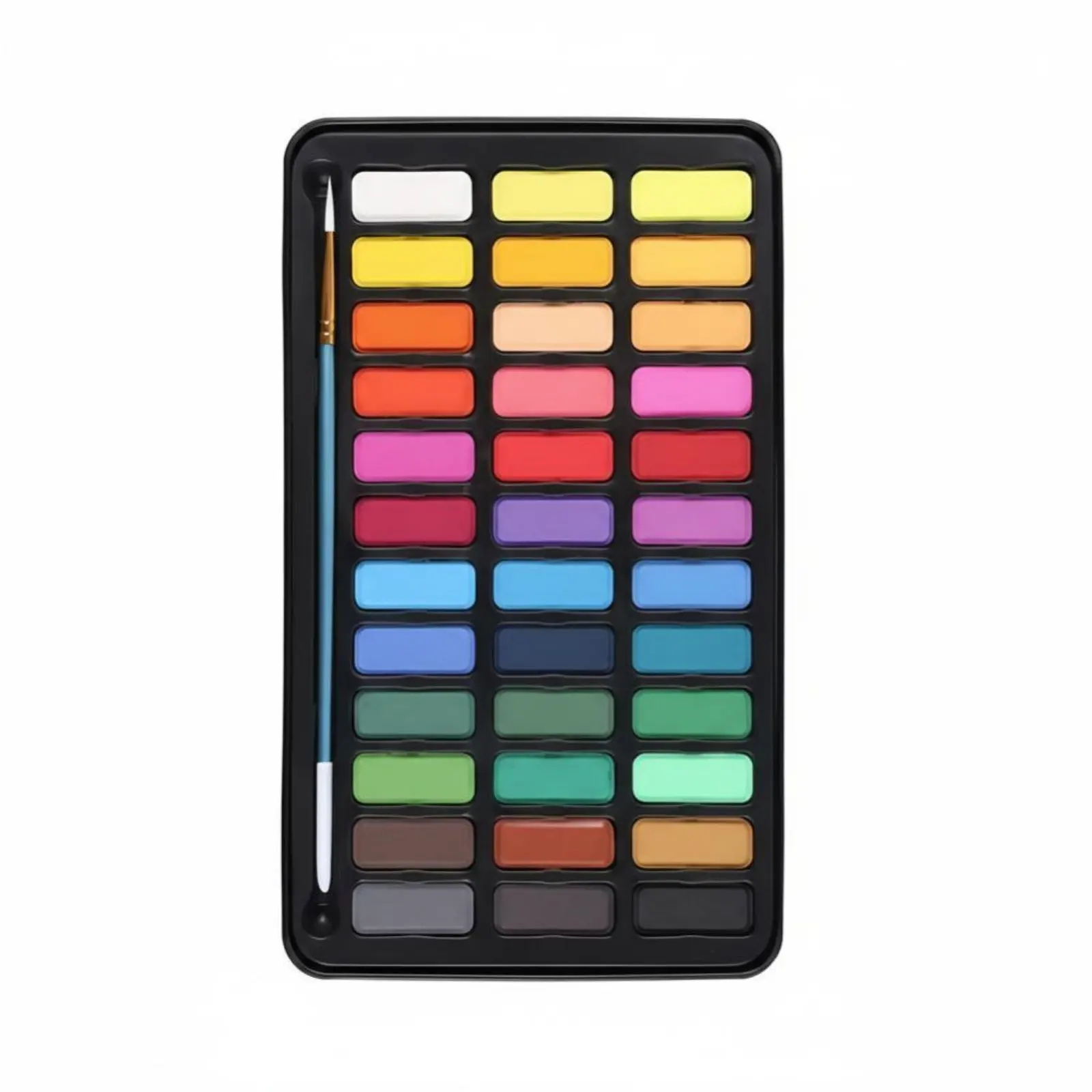 

Набор акварельных красок, 36 цветов, в металлической коробке, для любителей искусства, портативный набор для рисования