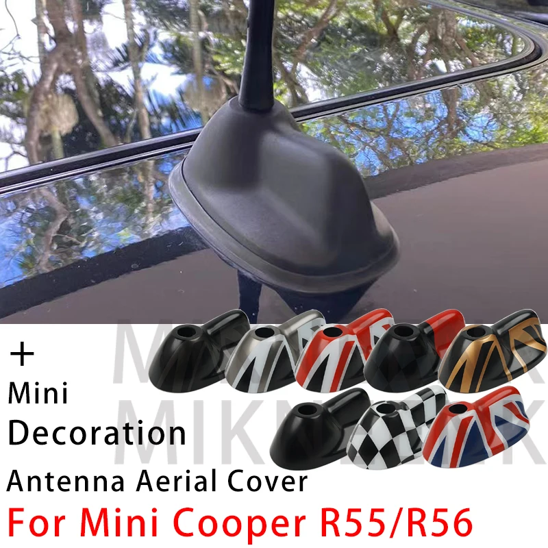 

Union Jack Car Aerial Antenna Cover Base Decoration Sticker For MINI Cooper S JCW R56 R55 Clubman Antenna Base Housing Accessory