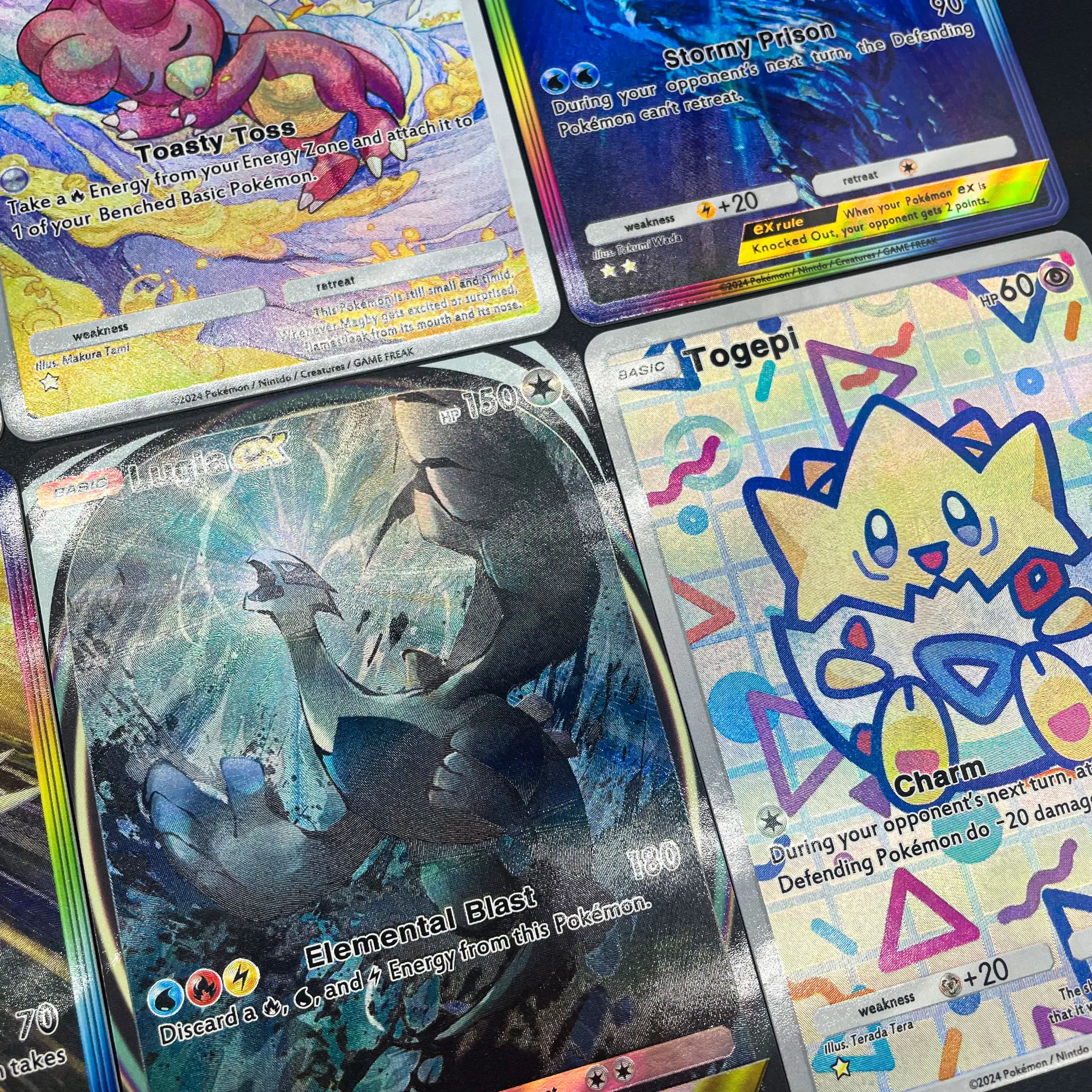 第23弾 PTCG ポケットコレクションカード 英語版 ピチュ ルギア セントレット エンボス加工 フラッシュカード 子供向けギフト おもちゃ