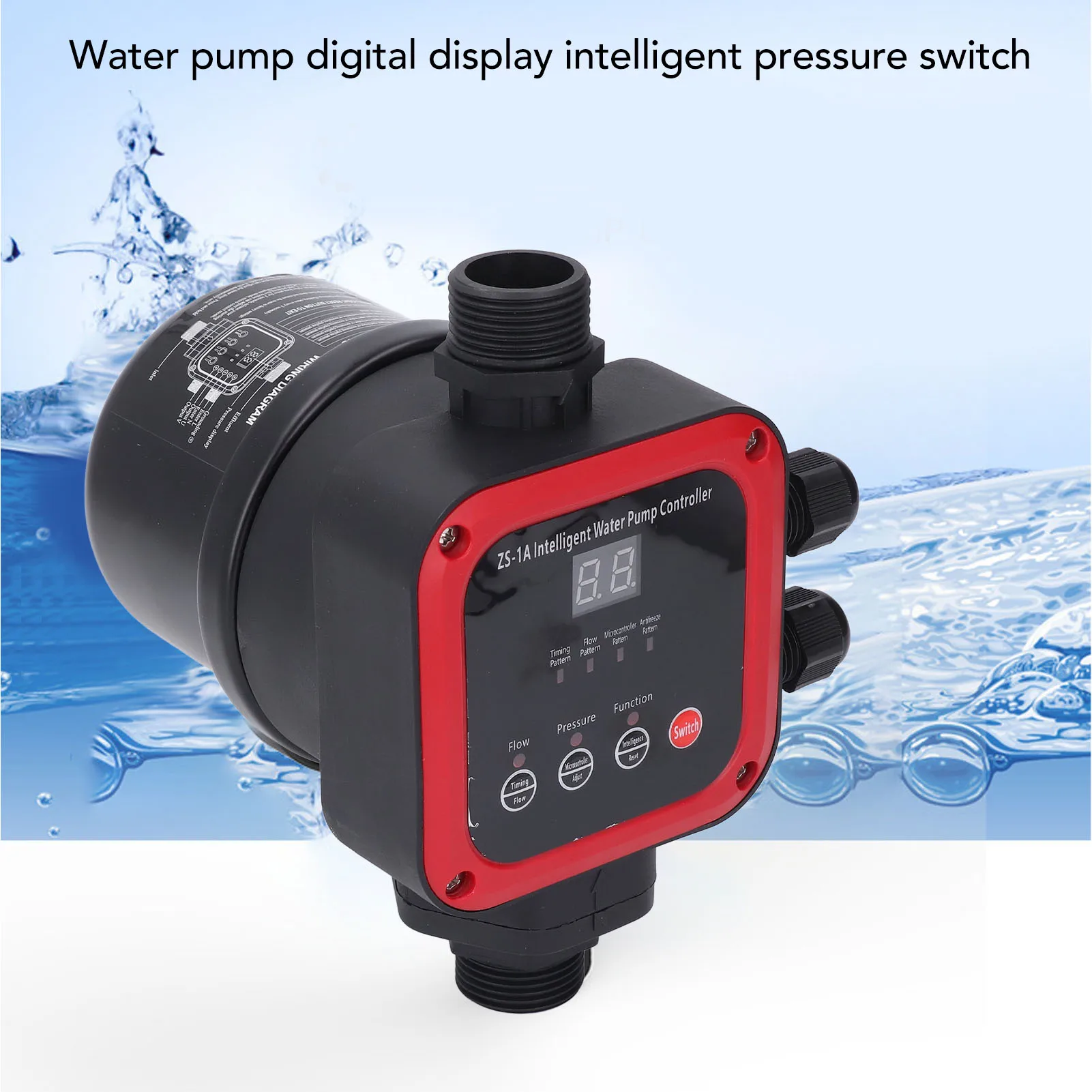 2.2KW Smart  Controller 5 Modes 10Bar Multifunctional Household Pump Controller 220V Intelligent Pump Controller