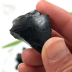 1pc Natural Raw Black Obsidian Rough Stone Quartz Crystals Rock Healing Reiki Mineral Aquarium Home Room Decoration Energy