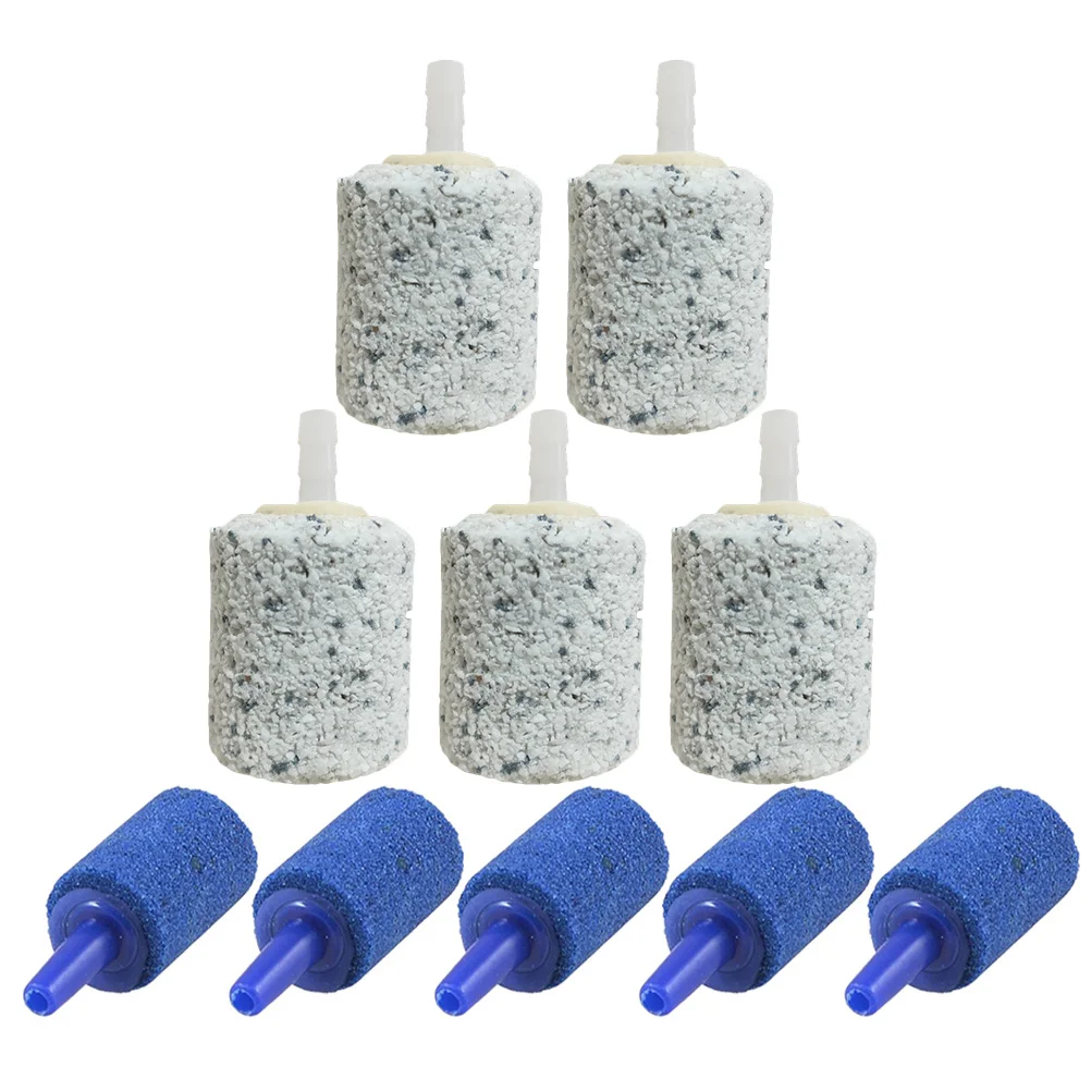 

10 Pcs Aquarium Air Stone Fish Tanks Stones Airstone for Bubbler Small Sand Plastic