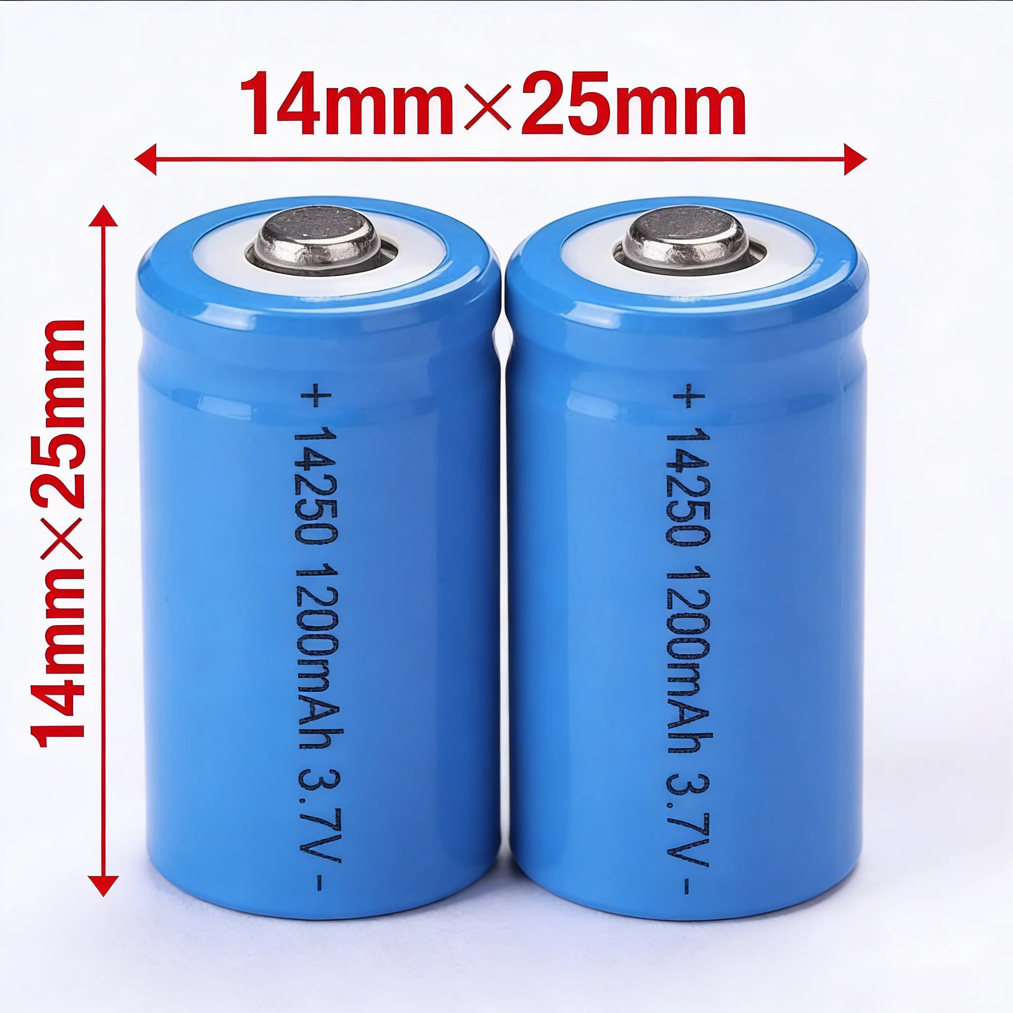 14250 CR2 battery 3.7v infrared rechargeable lithium battery for laser sight large capacity