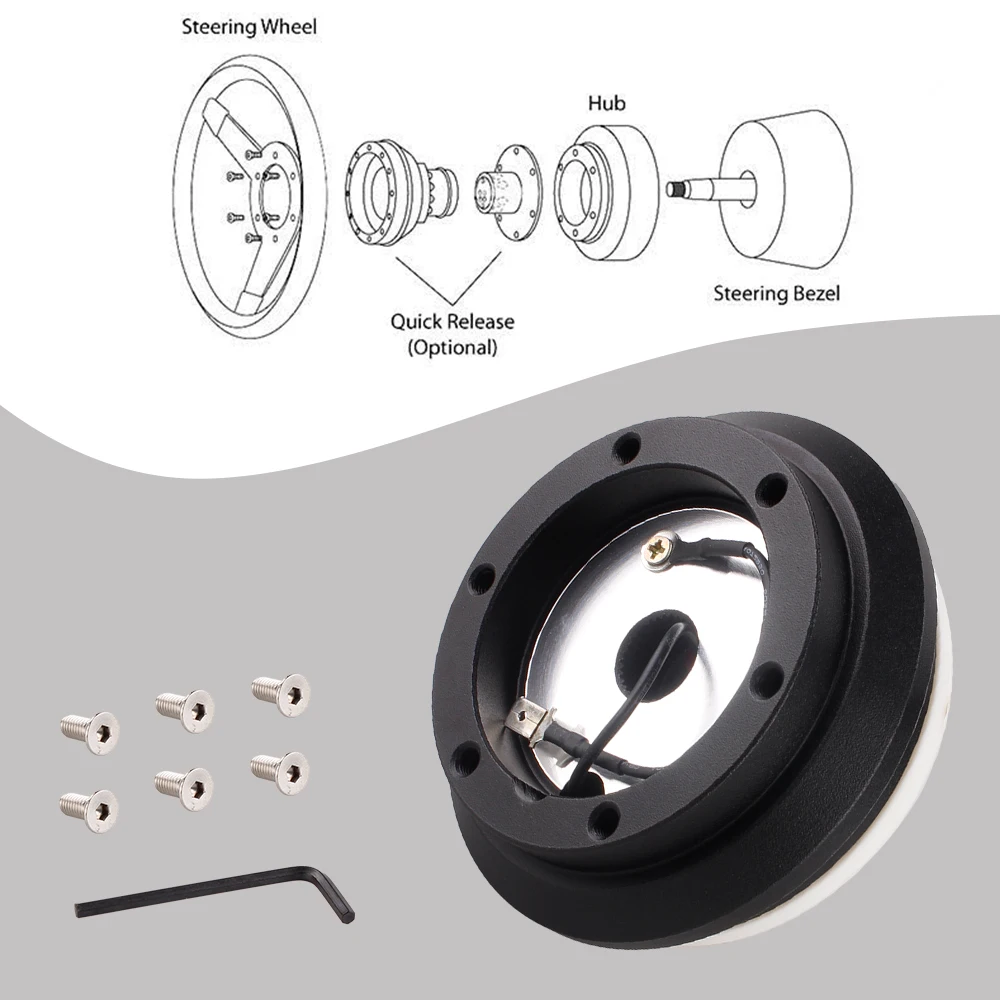 RASTP-Car Racing Steering Wheel Short Hub Adapter Boss Kit For Honda Civic EK Car Accessories RS-QR010-EK-New